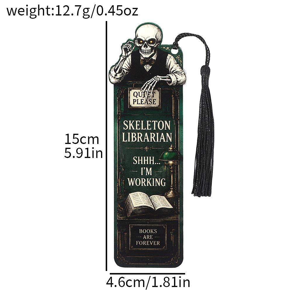 Gothic witch bookmark 1 pc