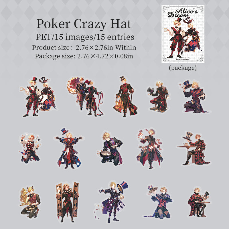 Alice dream sticker pack 15pcs (S26090905)