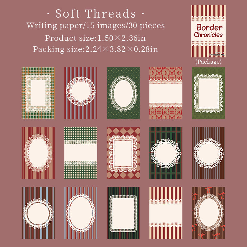 30pcs border sticker pack(S26042905)