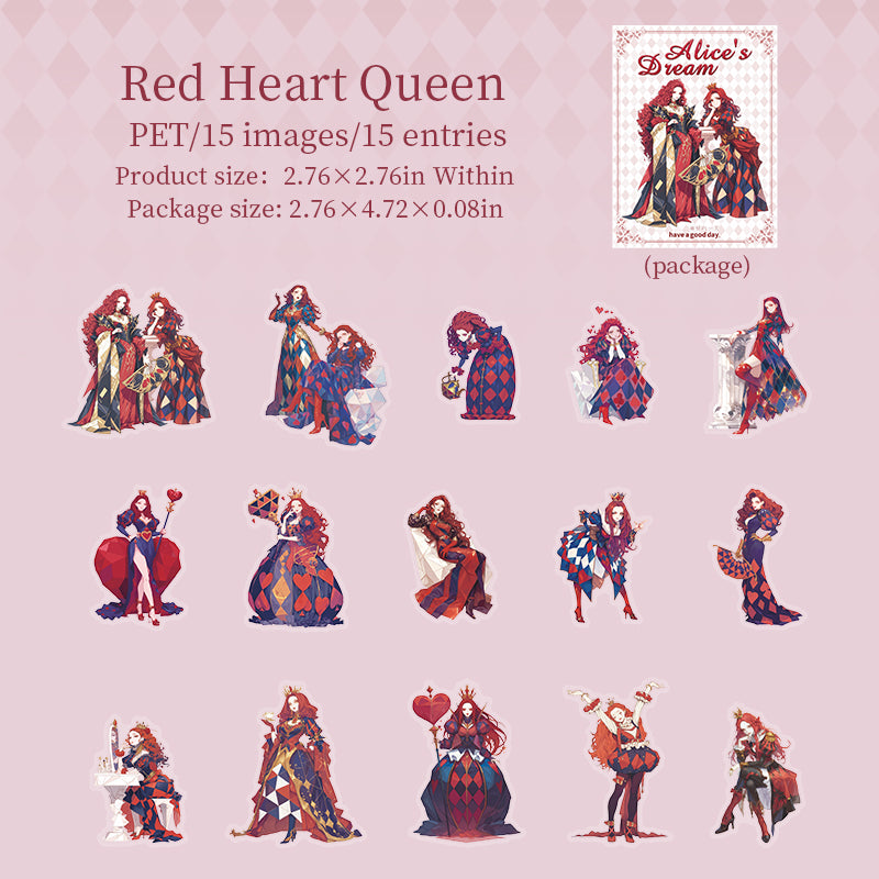 Alice dream sticker pack 15pcs (S26090905)