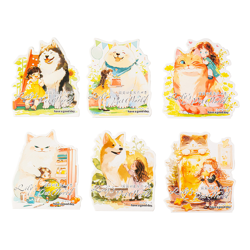 10pcs Lilys pet sticker pack (S25072906)