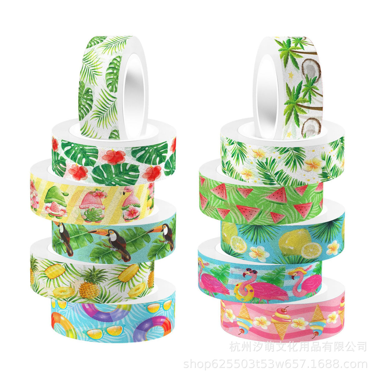 12rolls summer washi-tape(T26033001)