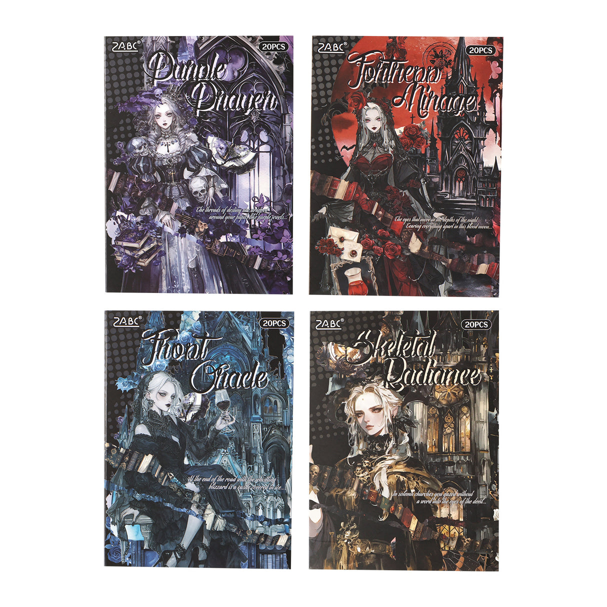 20pcs gothic PET-sticker book (TZB25090804)