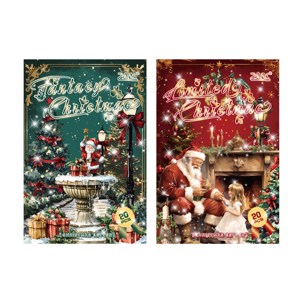20sheets Christmas PET-sticker book (TZB25081102)