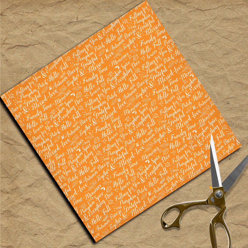 12pcs fall paper pack (P26061709)