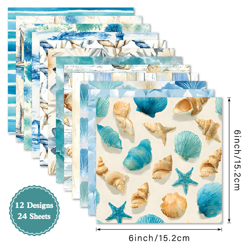 24pcs 6in paper pack (P26052007)