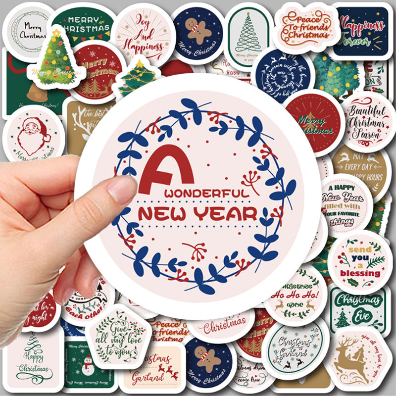 50pcs christmas sticker pack(P26052606)