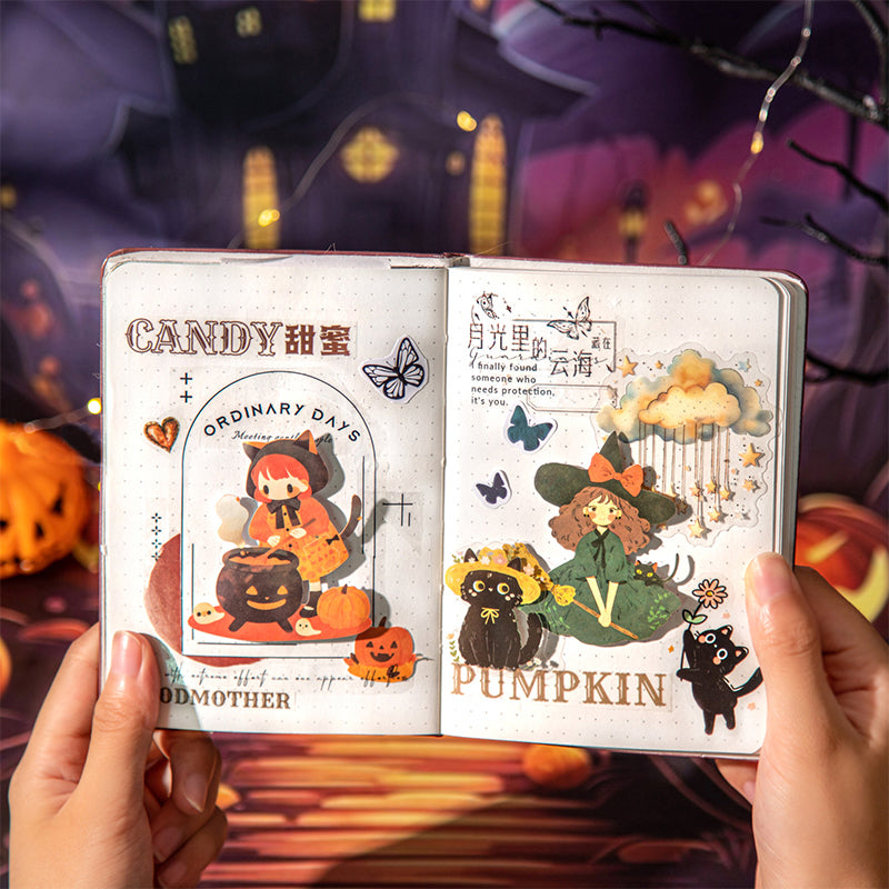 15pcs cute witches sticker pack (S25080603)