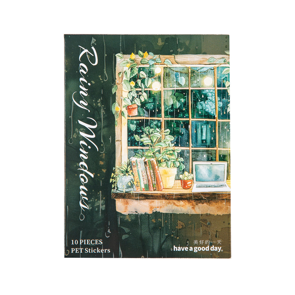 10pcs rainy window PET-sticker pack (S25070403)