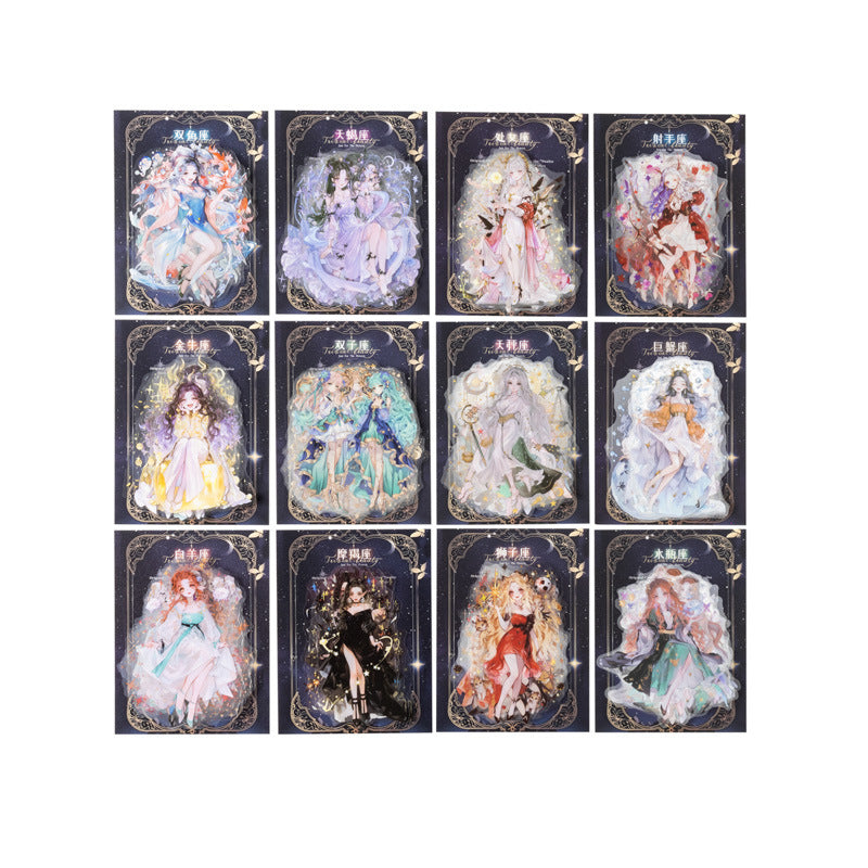10pcs zodiac sticker pack (S25071201)