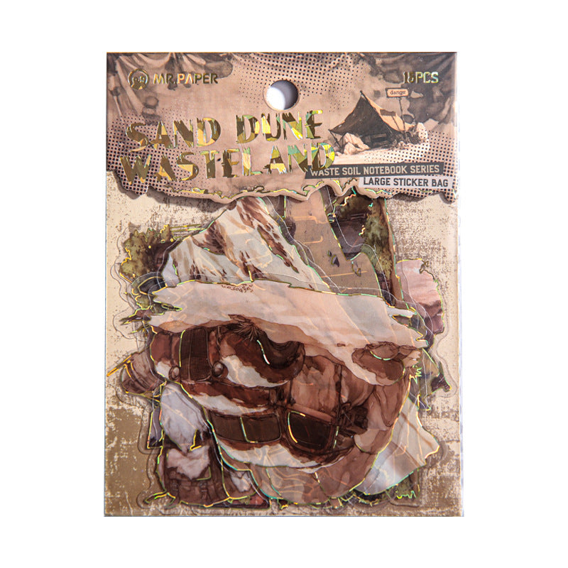 15pcs waste land sticker pack (S25071205)