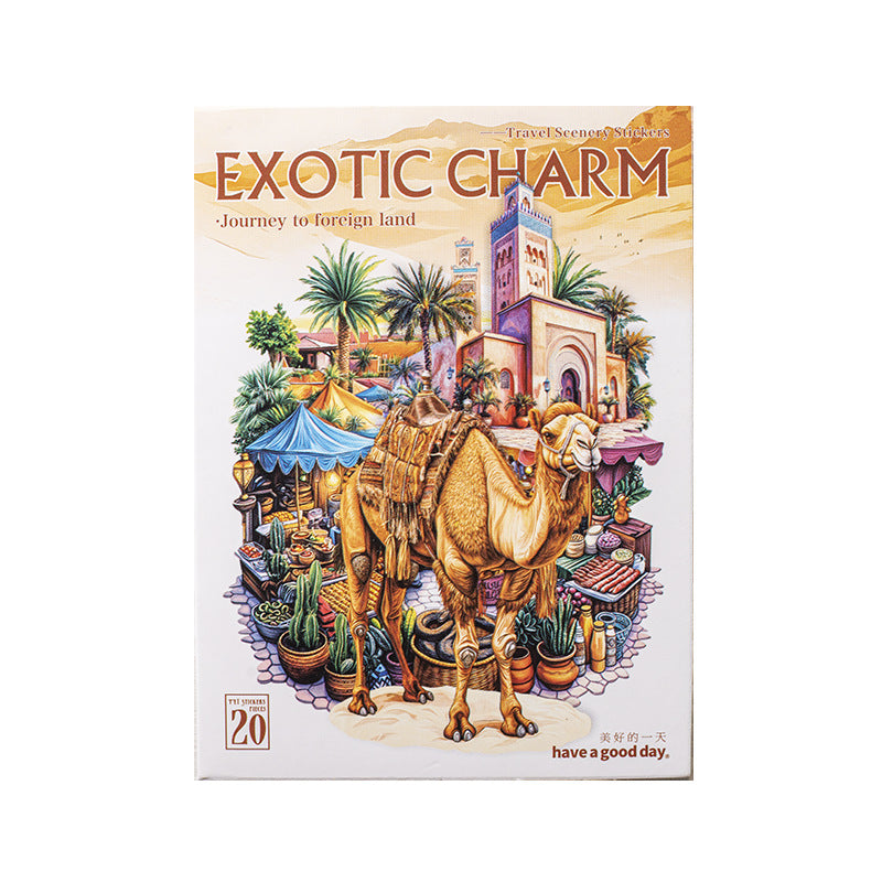 20pcs exotic journey sticker pack (S25070206)