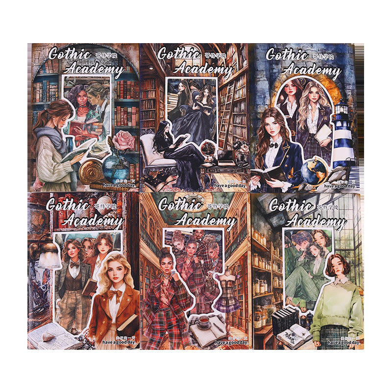 25pcs gothic academy sticker pack (p25070203)