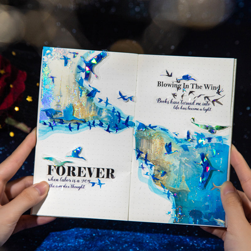 1 roll flying bird PET- tape (T25092510)