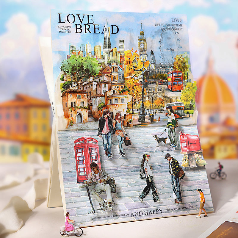 10pcs colorful world PET-sticker pack (S25072806)