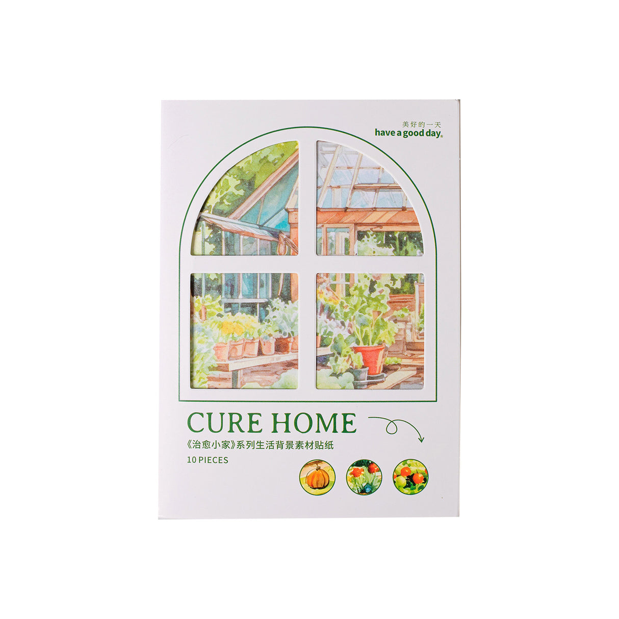 10pcs cure home washi-sticker pack (S25061706)