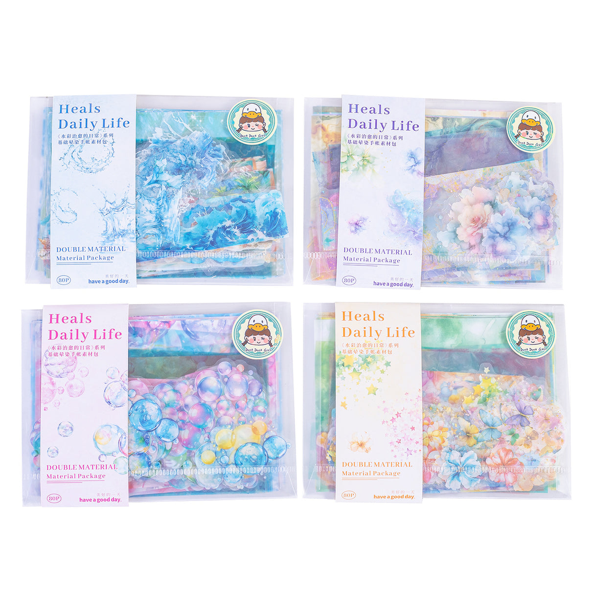 80pcs daily life sticker pack (p25060701)