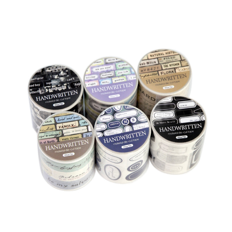 1 roll words/frame pre-cut PET-tape (T26052902)