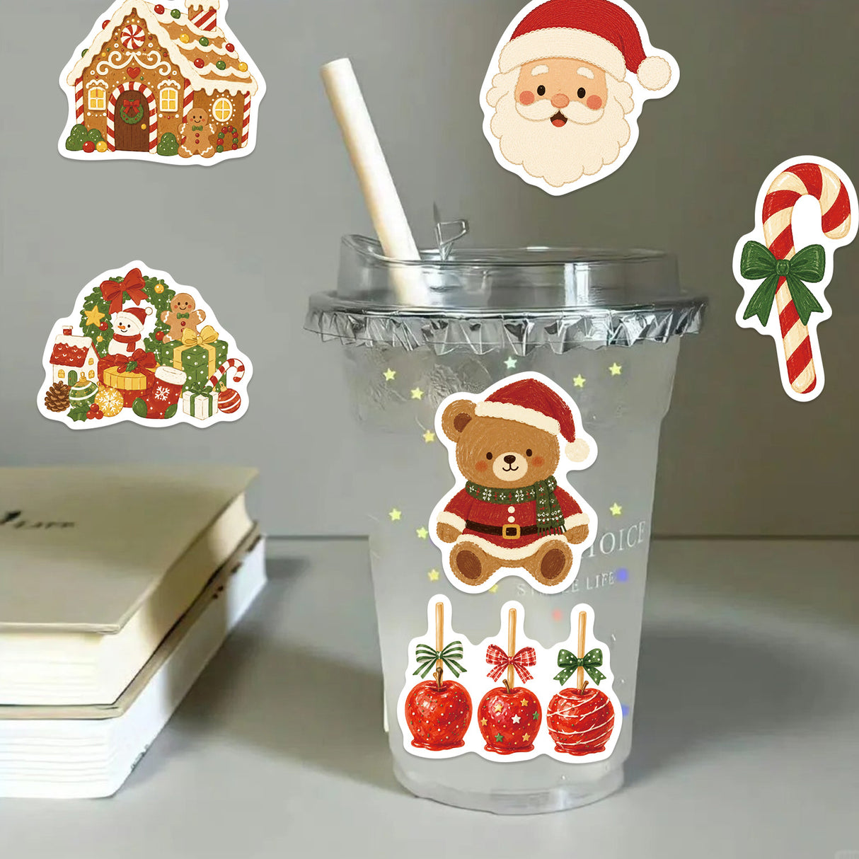 50pcs christmas sticker pack(S26090104)