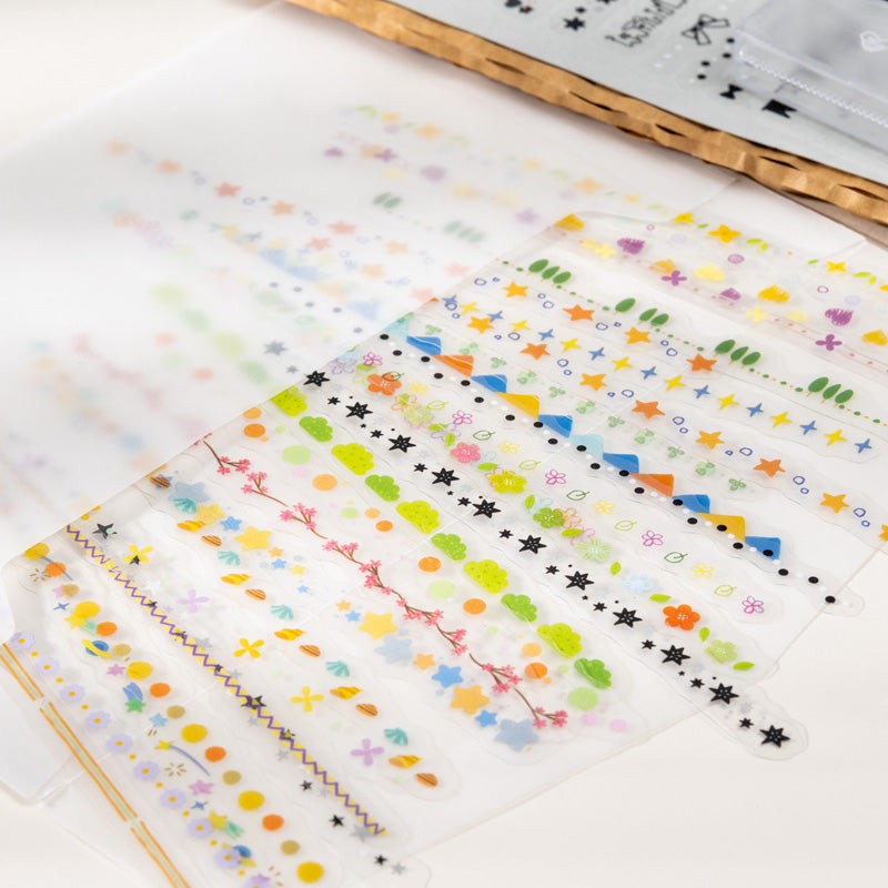 40pcs flora border sticker pack(S26050702)
