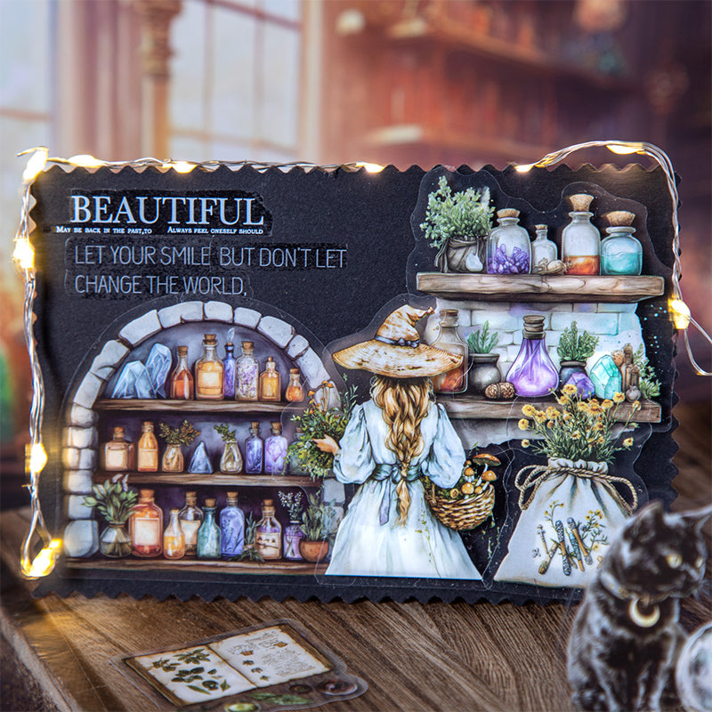 15pcs magic bottle PET-sticker pack (S25072803)