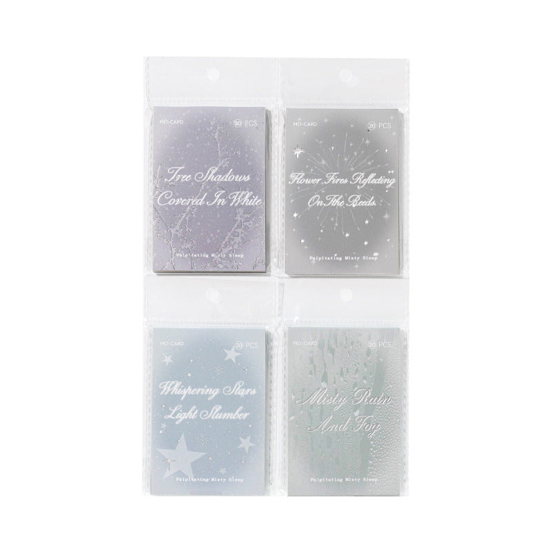 30pcs clear misty PET-sticker book (TZB26040809)