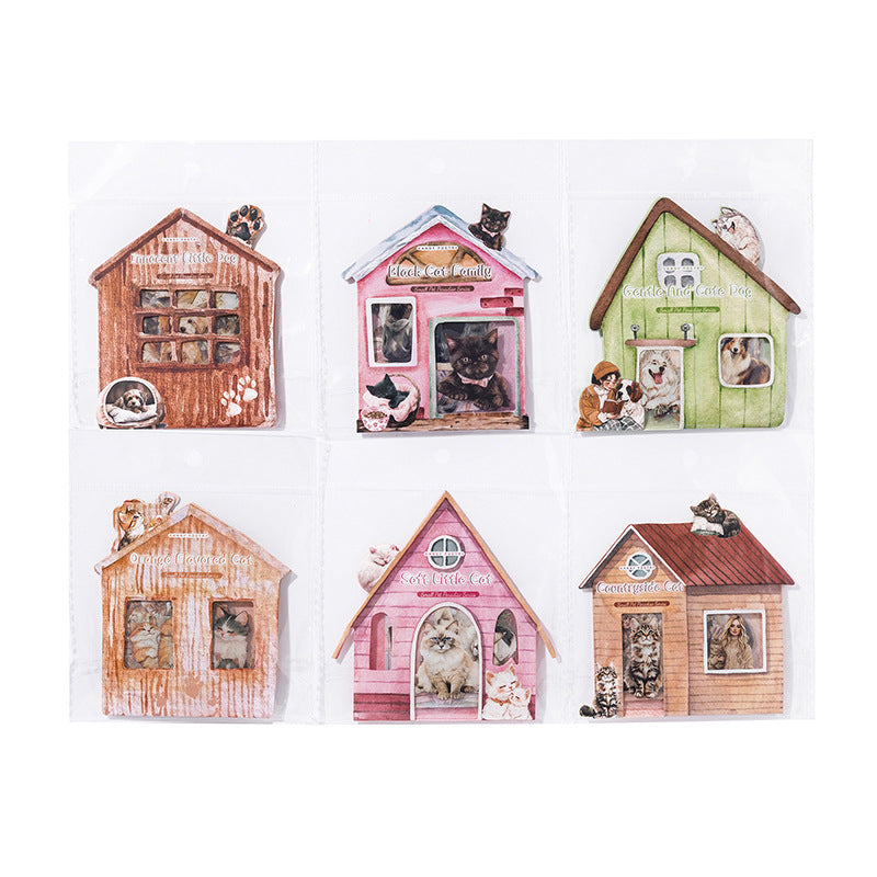 40pcs cat and dog sticker pack (S25070407)