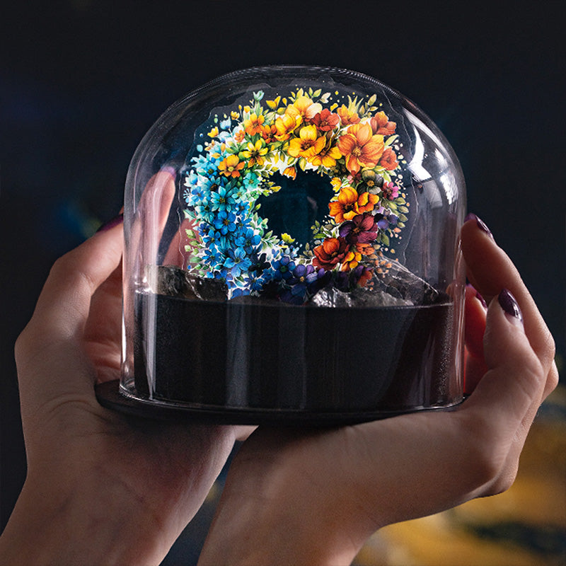 8pcs flower blooming sticker pack (S25082707)