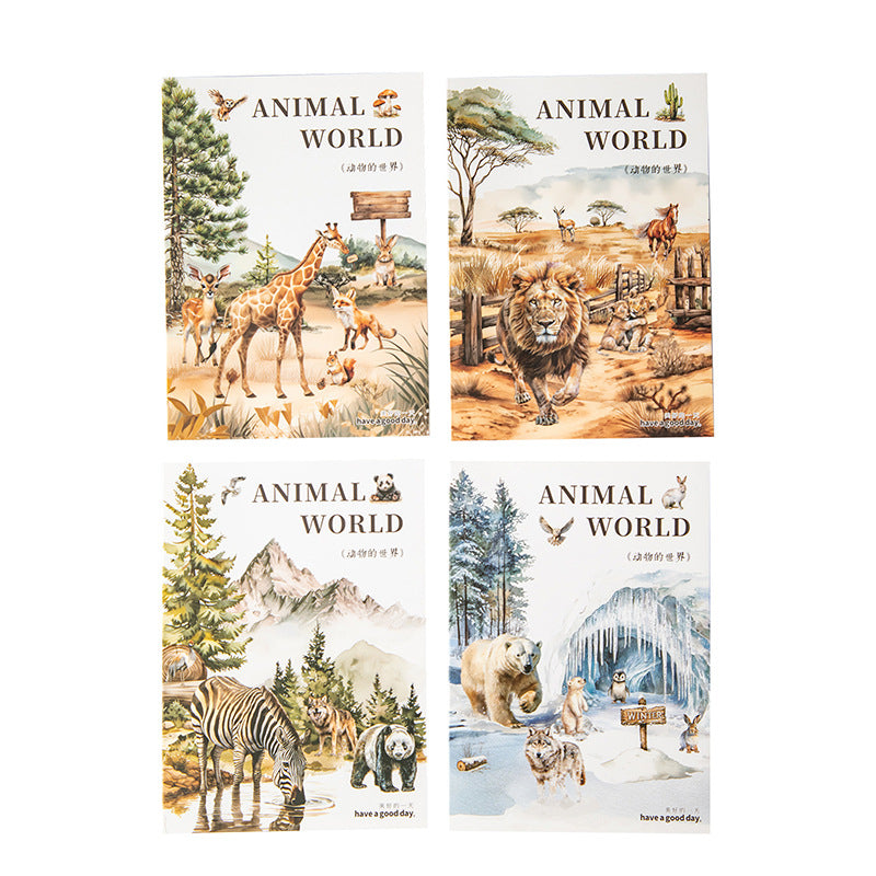 20sheets animal sticker book (S25051403)