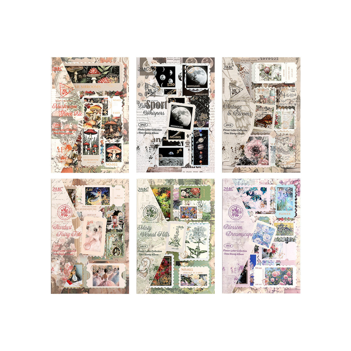 Vintage 3 sheets sticker