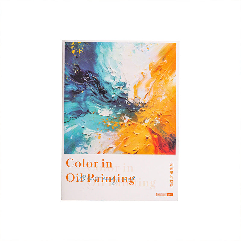 10pcs color painting washi-sticker pack (S25070406)