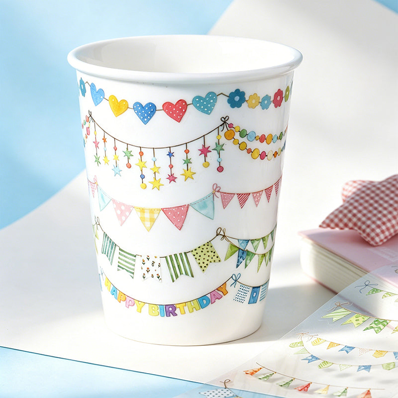 1 roll party flag PET-tape(T26062301)