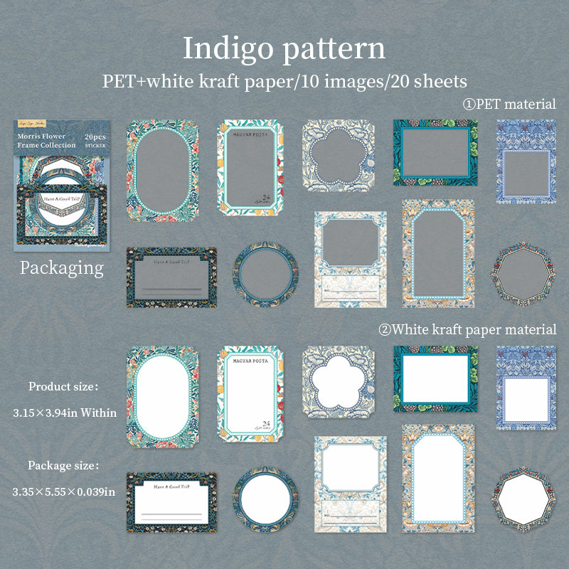 20pcs frame paper+sticker pack(S26041506)