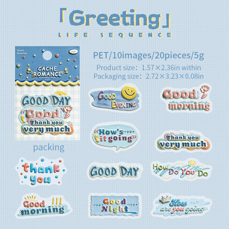 20pcs words sticker pack(S26051106)