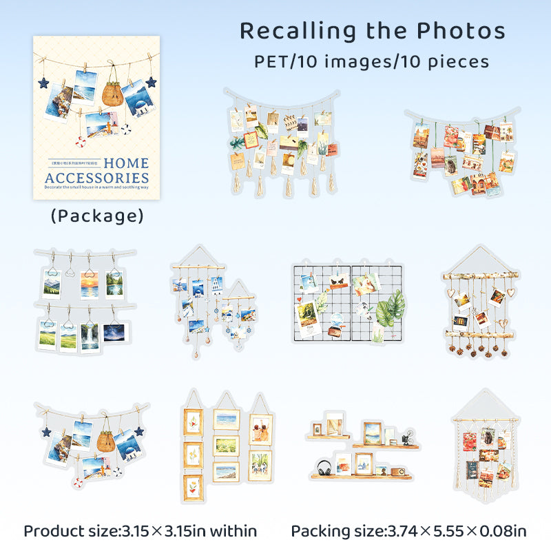 10pcs home deco sticker pack (S26061606)
