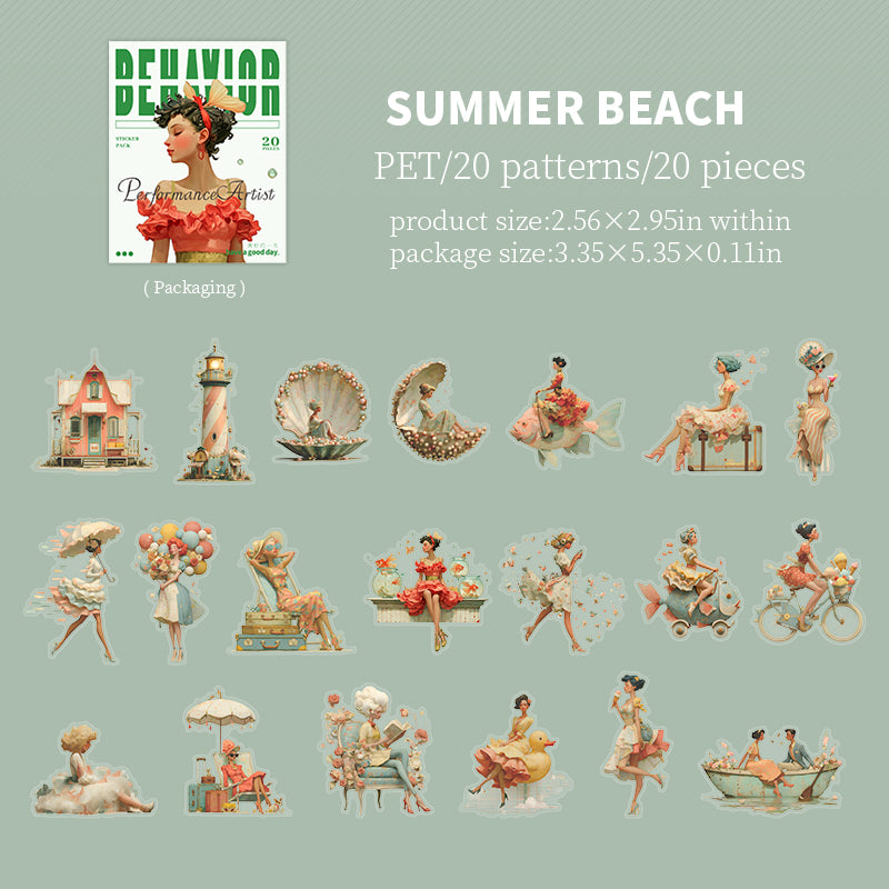 20pcs character sticker pack(S26061006)
