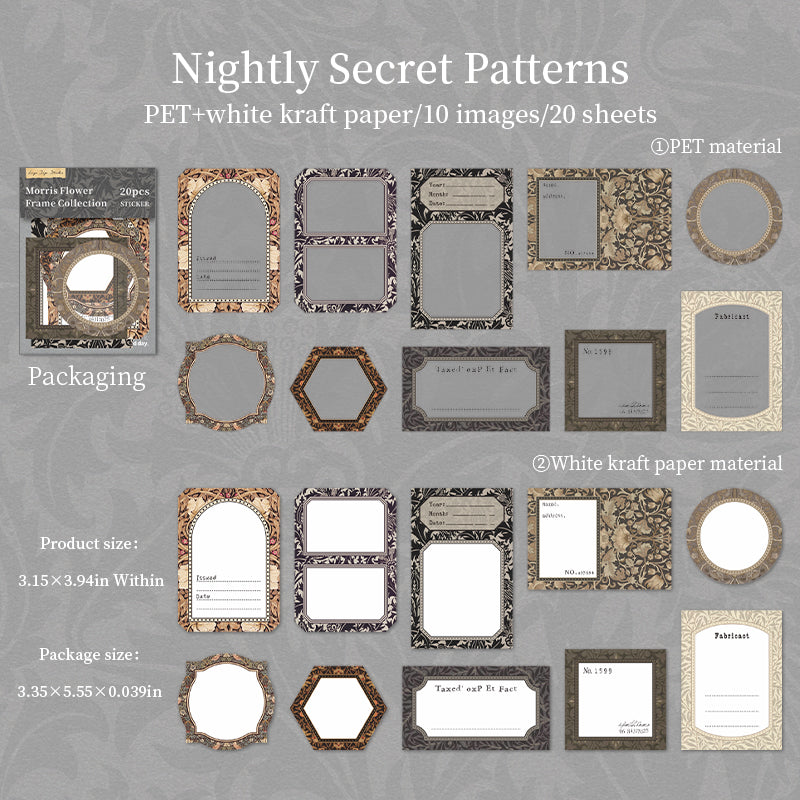 20pcs frame paper+sticker pack(S26041506)