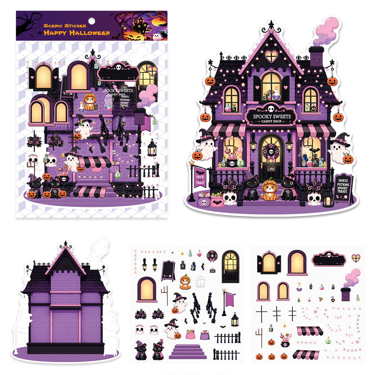 Halloween sticker pack 1 sheet(S26091408)