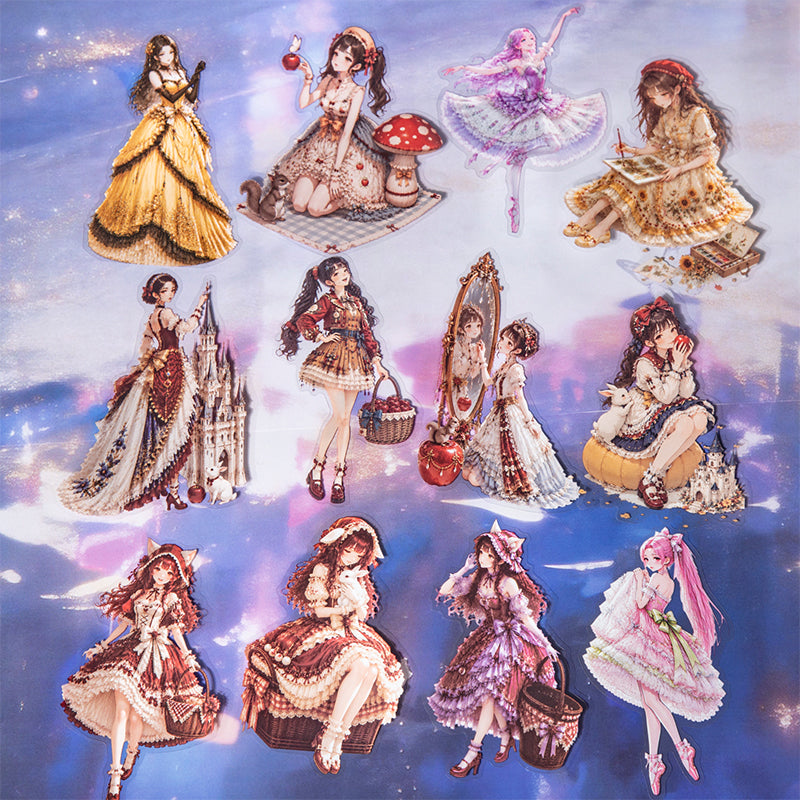 12pcs princess sticker pack(S26071909)