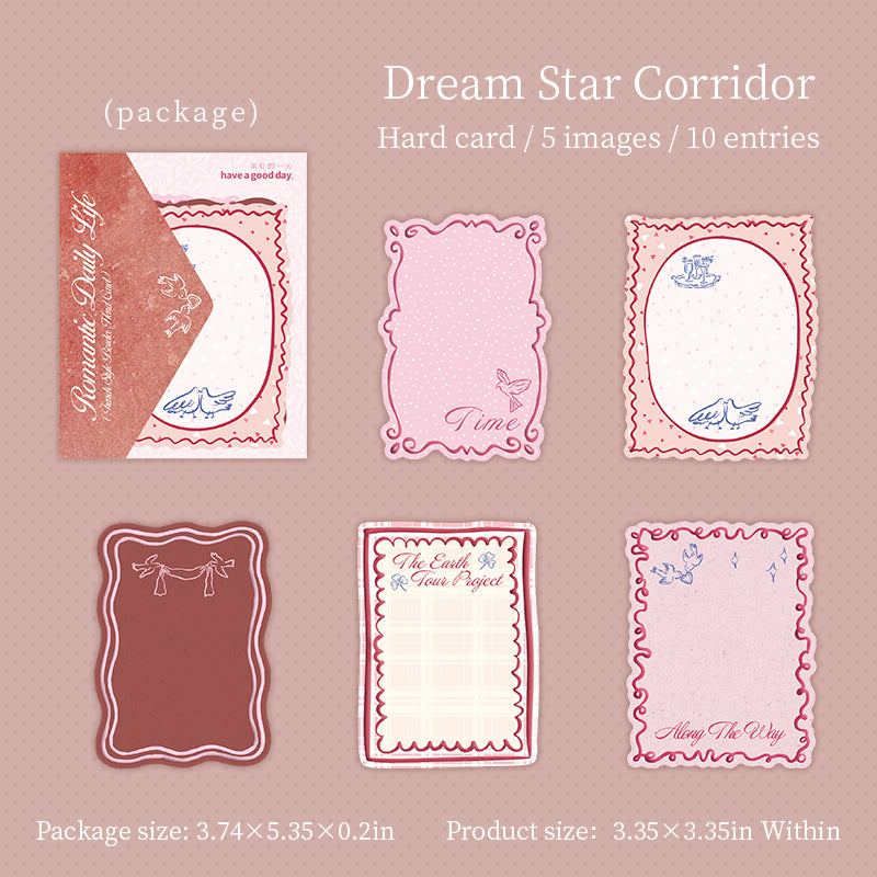 10pcs romantic sticky-card pack(S26052807)
