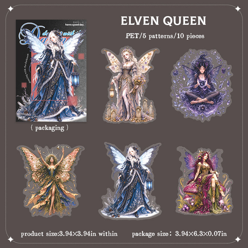 10pcs gothic sticker pack(S26071907)