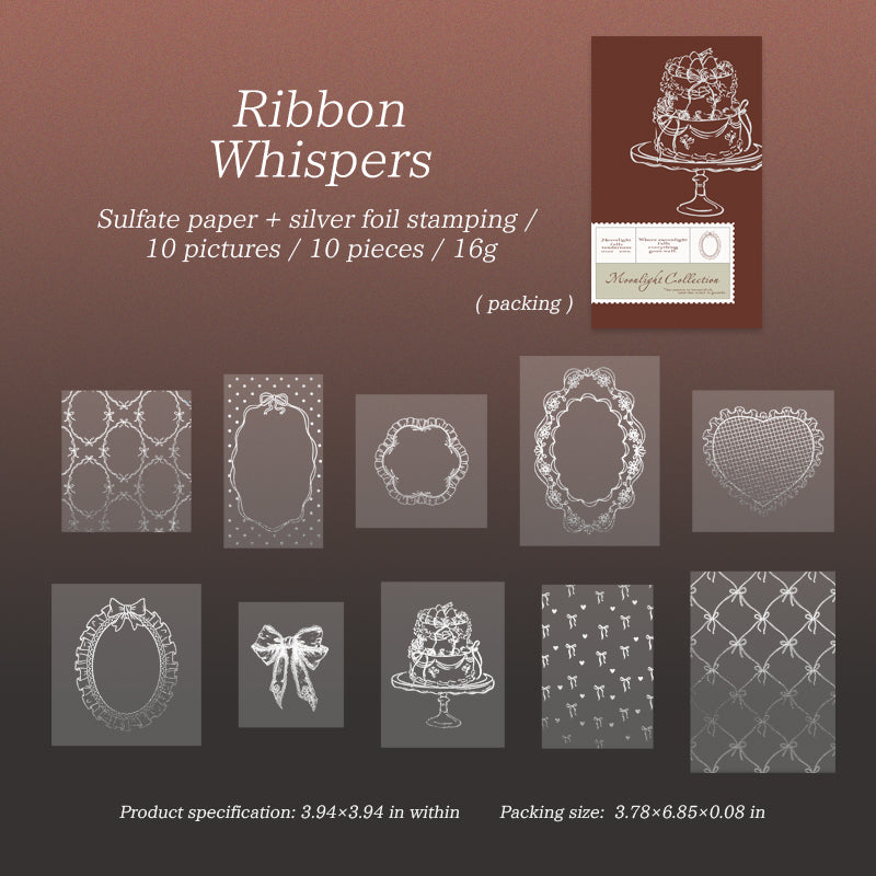 10pcs nature silver sticker pack(S26052707)