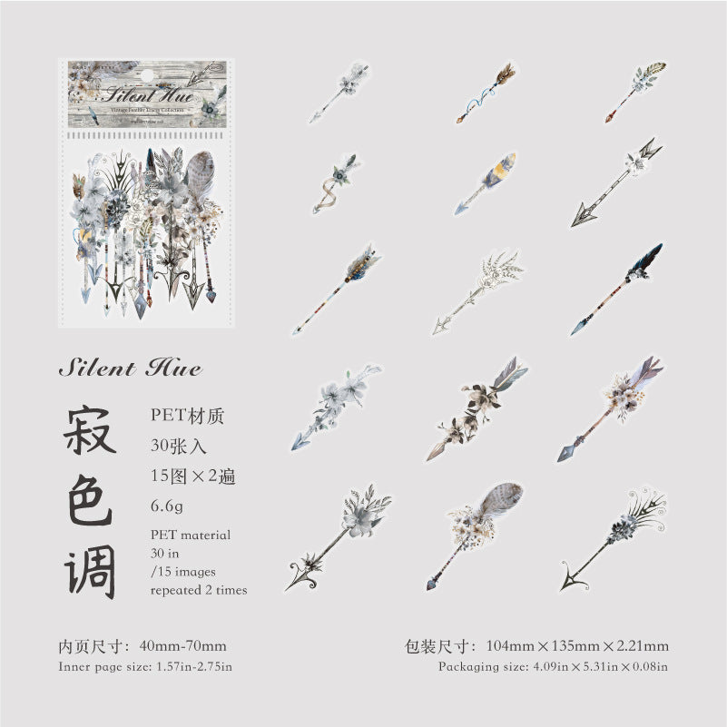 30pcs quill sticker pack (S26032307)