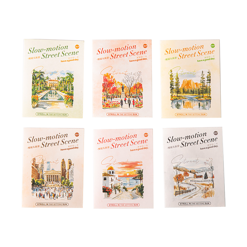 50pcs street scene sticker pack (S25081202)