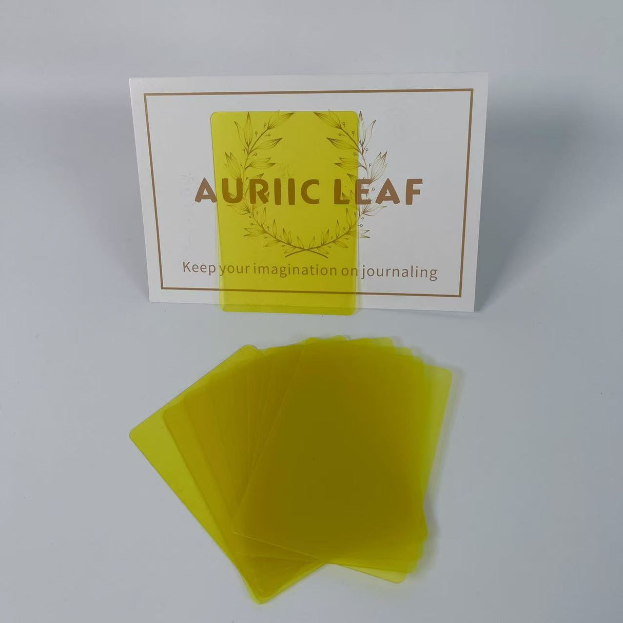 Colored clear ATC cards 1 pack of 20 pcs (A25072301)