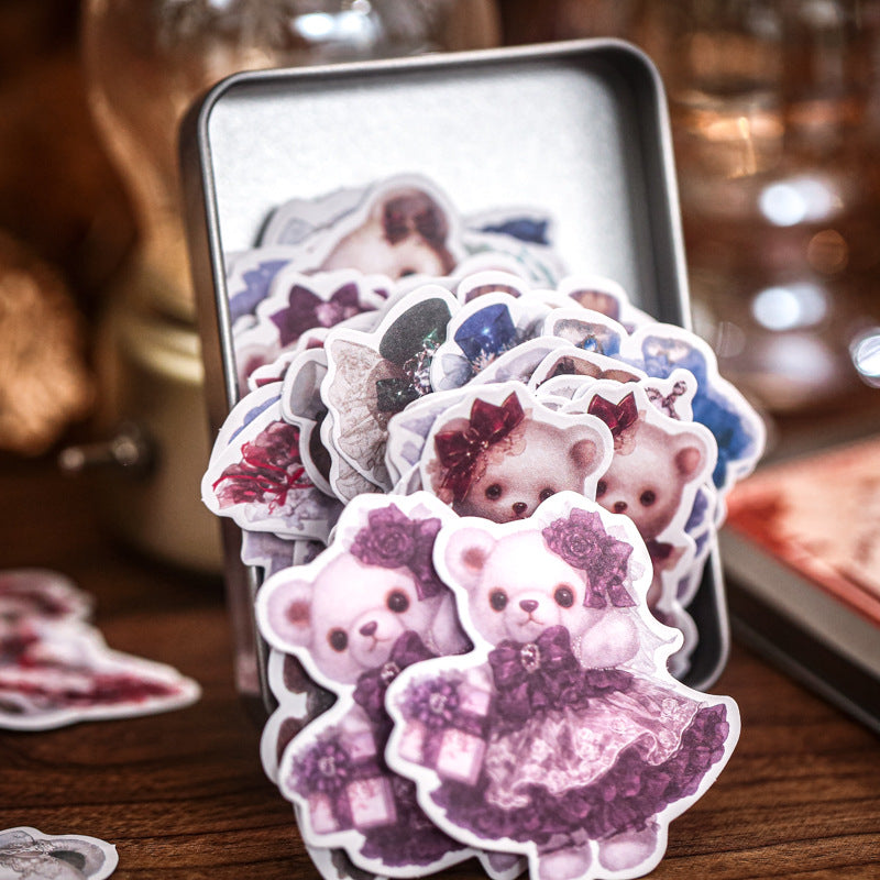 100pcs animal sticker tin box (S25060401)