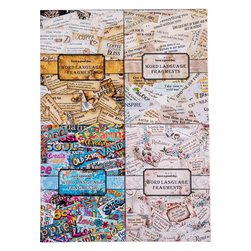 100pcs words sticker pack (S25081203)