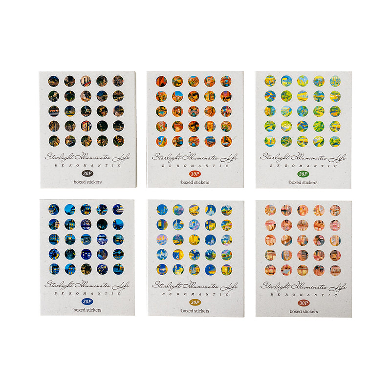 30pcs starlight washi-sticker box (S25090101)
