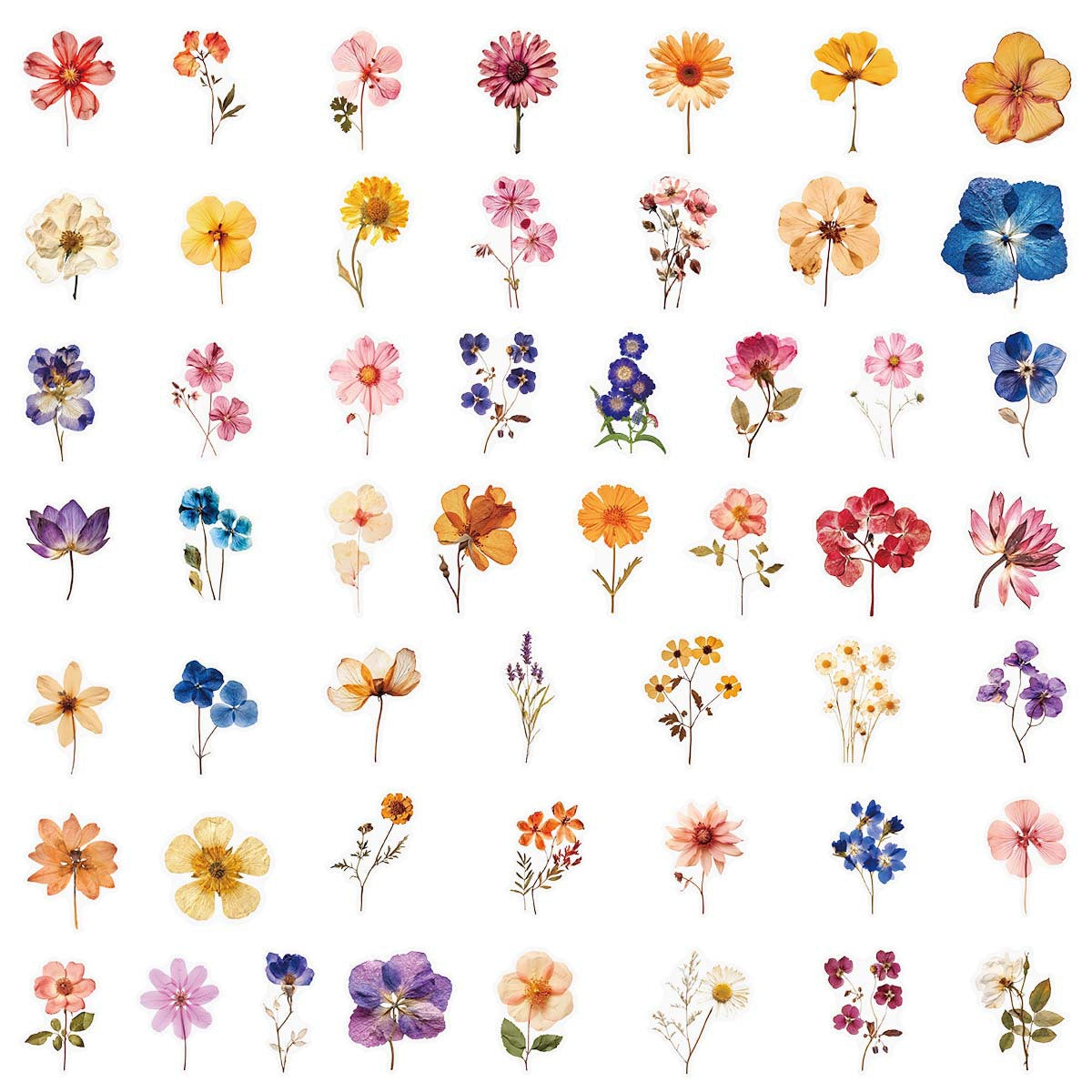 200pcs flower sticker pack (s26061803)