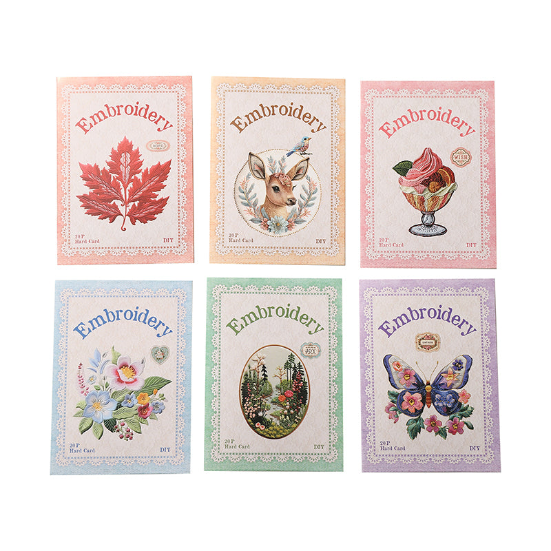 20pcs nature sticky card sticker pack (S25081206)